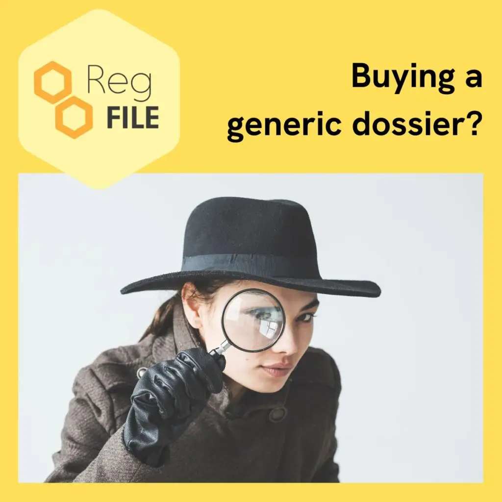 Buying a generic dossier